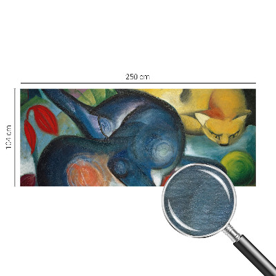 Fototapeta na míru do obýváku Kočičí umění