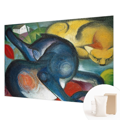 Fototapeta na míru do obýváku Kočičí umění