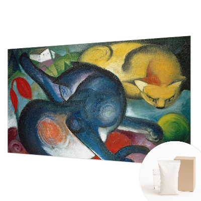 Fototapeta na míru do obýváku Kočičí umění