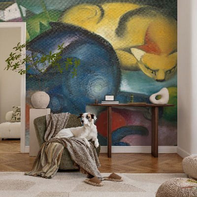 Fototapeta na míru do obýváku Kočičí umění