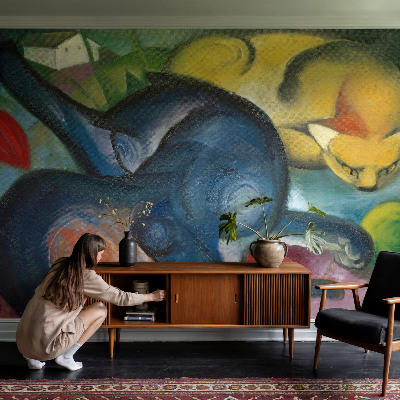 Fototapeta na míru do obýváku Kočičí umění