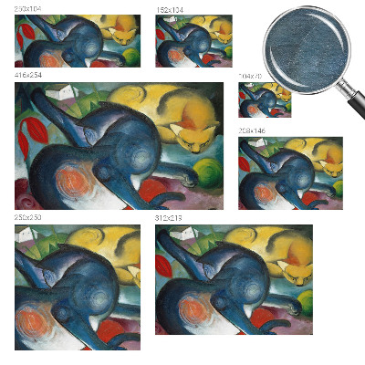 Fototapeta na míru do obýváku Kočičí umění