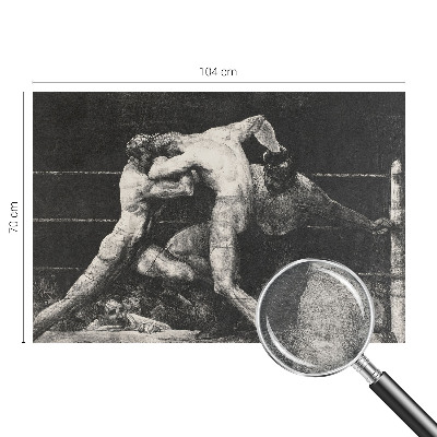 Fototapeta na míru do ložnice Souboj boxerů