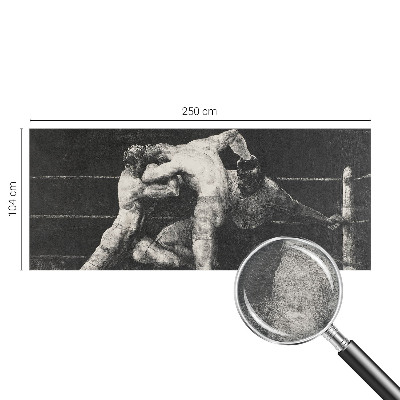 Fototapeta na míru do ložnice Souboj boxerů