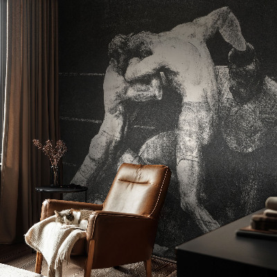 Fototapeta na míru do ložnice Souboj boxerů