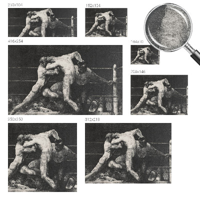 Fototapeta na míru do ložnice Souboj boxerů