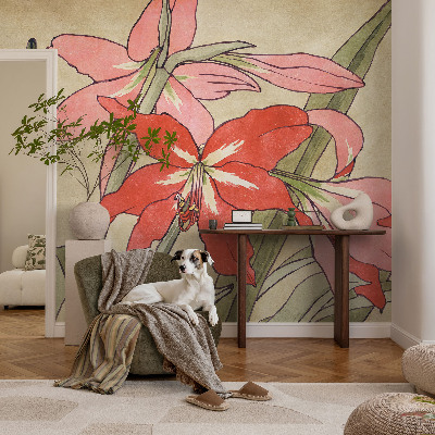 Vliesová fototapeta do obýváků Květy denivky