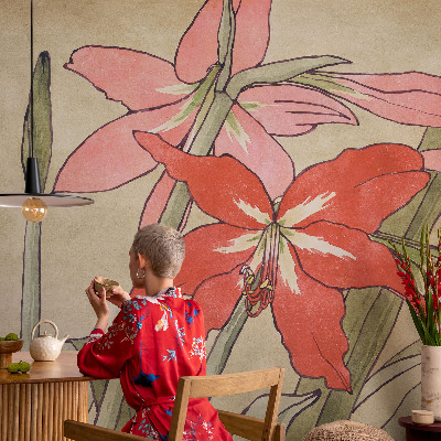 Vliesová fototapeta do obýváků Květy denivky