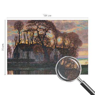 Vliesová fototapeta pro děti Večerní krajina