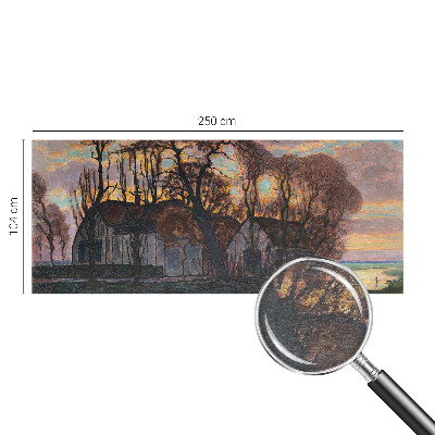 Vliesová fototapeta pro děti Večerní krajina