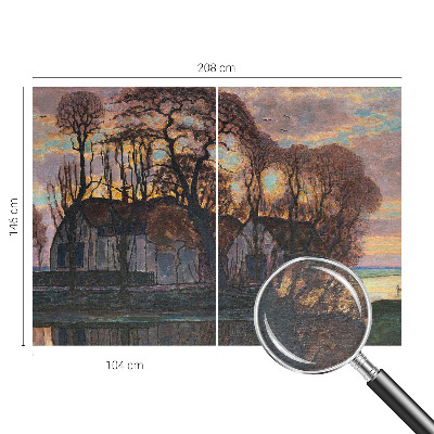 Vliesová fototapeta pro děti Večerní krajina