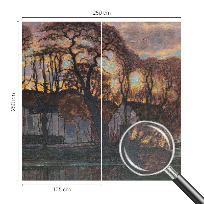 Vliesová fototapeta pro děti Večerní krajina