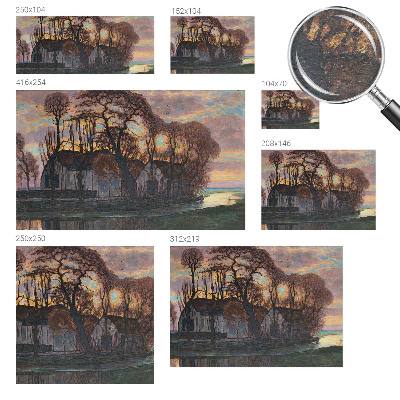 Vliesová fototapeta pro děti Večerní krajina