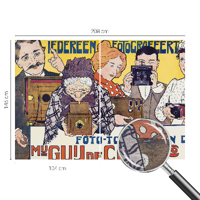 Fototapeta na míru do ložnice Vášeň pro fotografování