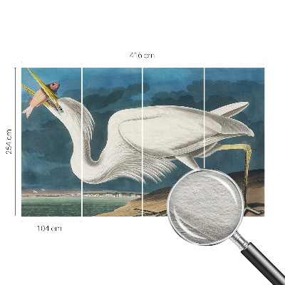 Vliesová fototapeta do obýváků Pták s rybou