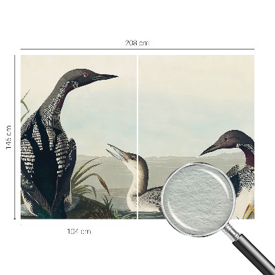 Vliesová fototapeta do ložnice Ptáci nad vodou