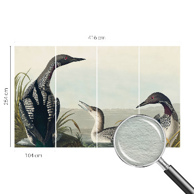 Vliesová fototapeta do ložnice Ptáci nad vodou