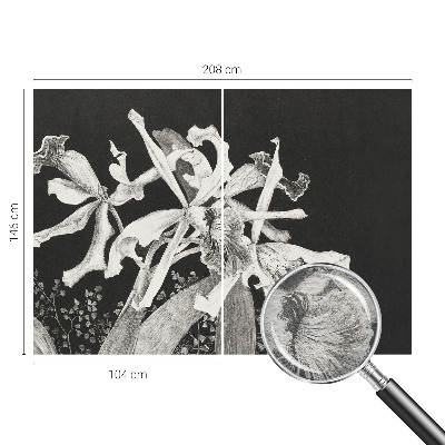 Vliesová fototapeta pro děti Ilustrace orchideje