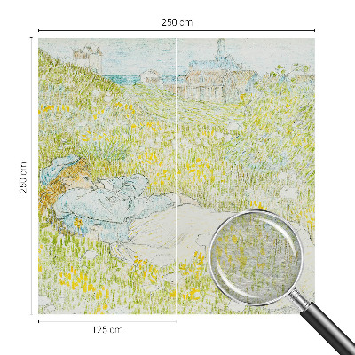 Vliesová fototapeta do ložnice Jarní relaxace