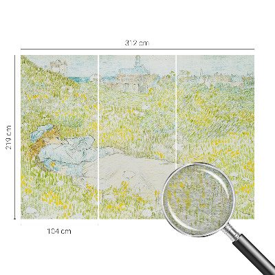 Vliesová fototapeta do ložnice Jarní relaxace