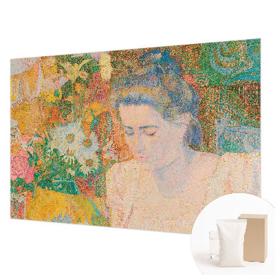 Dekorativní fototapeta na zeď Květinový portrét