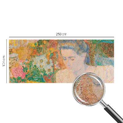 Dekorativní fototapeta na zeď Květinový portrét