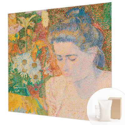 Dekorativní fototapeta na zeď Květinový portrét