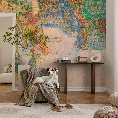 Dekorativní fototapeta na zeď Květinový portrét