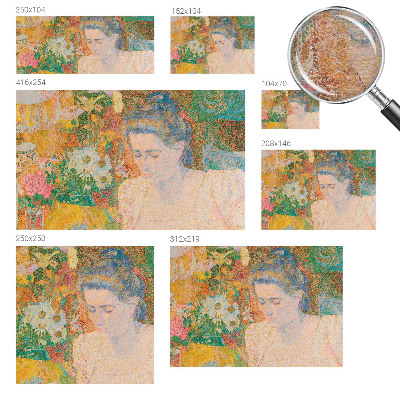 Dekorativní fototapeta na zeď Květinový portrét