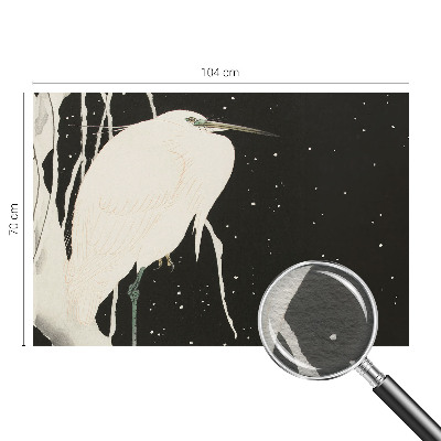 Fotografická tapeta vliesová Zimní pták