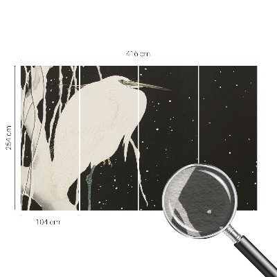 Fotografická tapeta vliesová Zimní pták