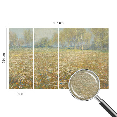 Fototapeta na míru do ložnice Kvetoucí pole