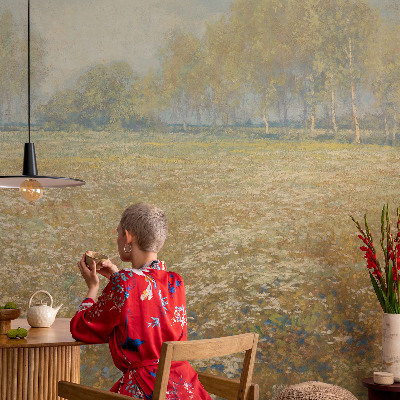 Fototapeta na míru do ložnice Kvetoucí pole