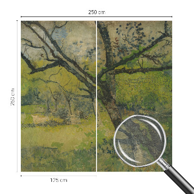 3D fototapeta Zelená krajina