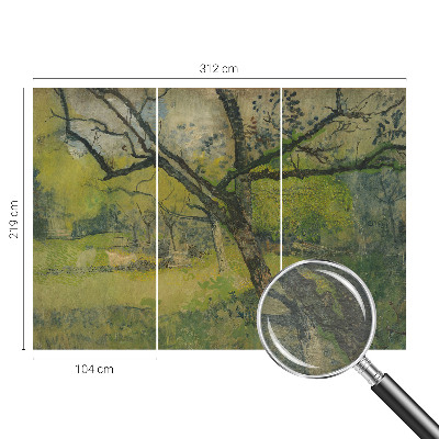 3D fototapeta Zelená krajina