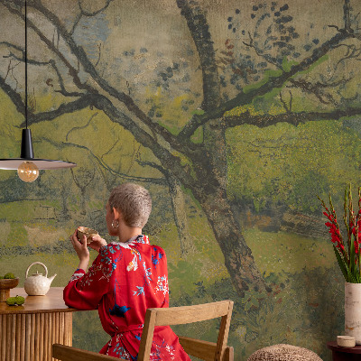 3D fototapeta Zelená krajina