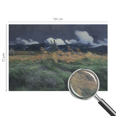 Vliesová fototapeta na zeď Nafoukané trávy