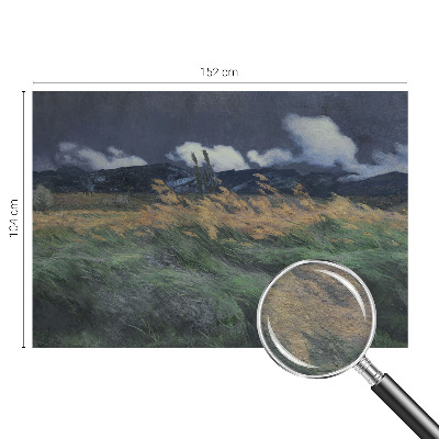 Vliesová fototapeta na zeď Nafoukané trávy