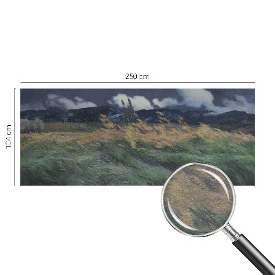 Vliesová fototapeta na zeď Nafoukané trávy