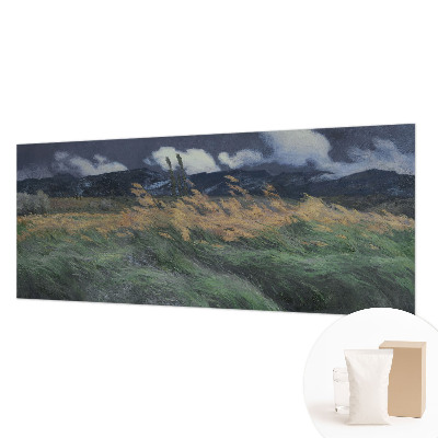 Vliesová fototapeta na zeď Nafoukané trávy