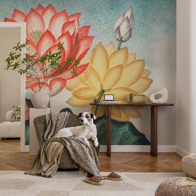 Vliesová fototapeta do ložnice Lotosové květy