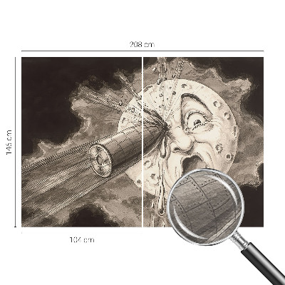 Vliesová fototapeta pro děti Kosmická srážka