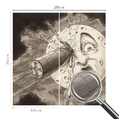 Vliesová fototapeta pro děti Kosmická srážka