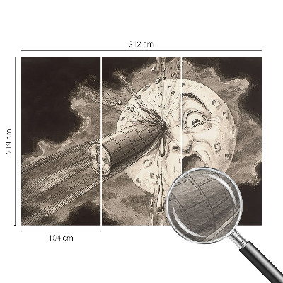 Vliesová fototapeta pro děti Kosmická srážka