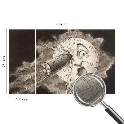 Vliesová fototapeta pro děti Kosmická srážka