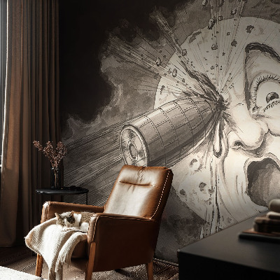 Vliesová fototapeta pro děti Kosmická srážka