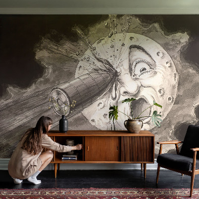 Vliesová fototapeta pro děti Kosmická srážka