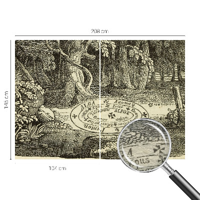 Fotografická tapeta vliesová Magický kruh