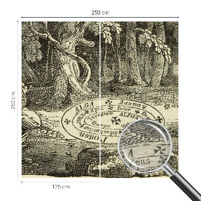 Fotografická tapeta vliesová Magický kruh