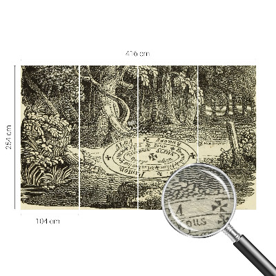 Fotografická tapeta vliesová Magický kruh